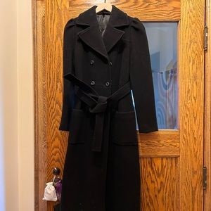 & Other Stories Black Wool Coat Size 2